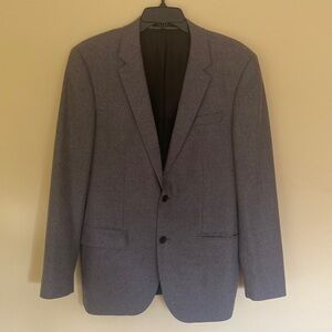 Pristine Grey Wool/Cashmere Blend Hugo Boss Blazer - Size 38R
